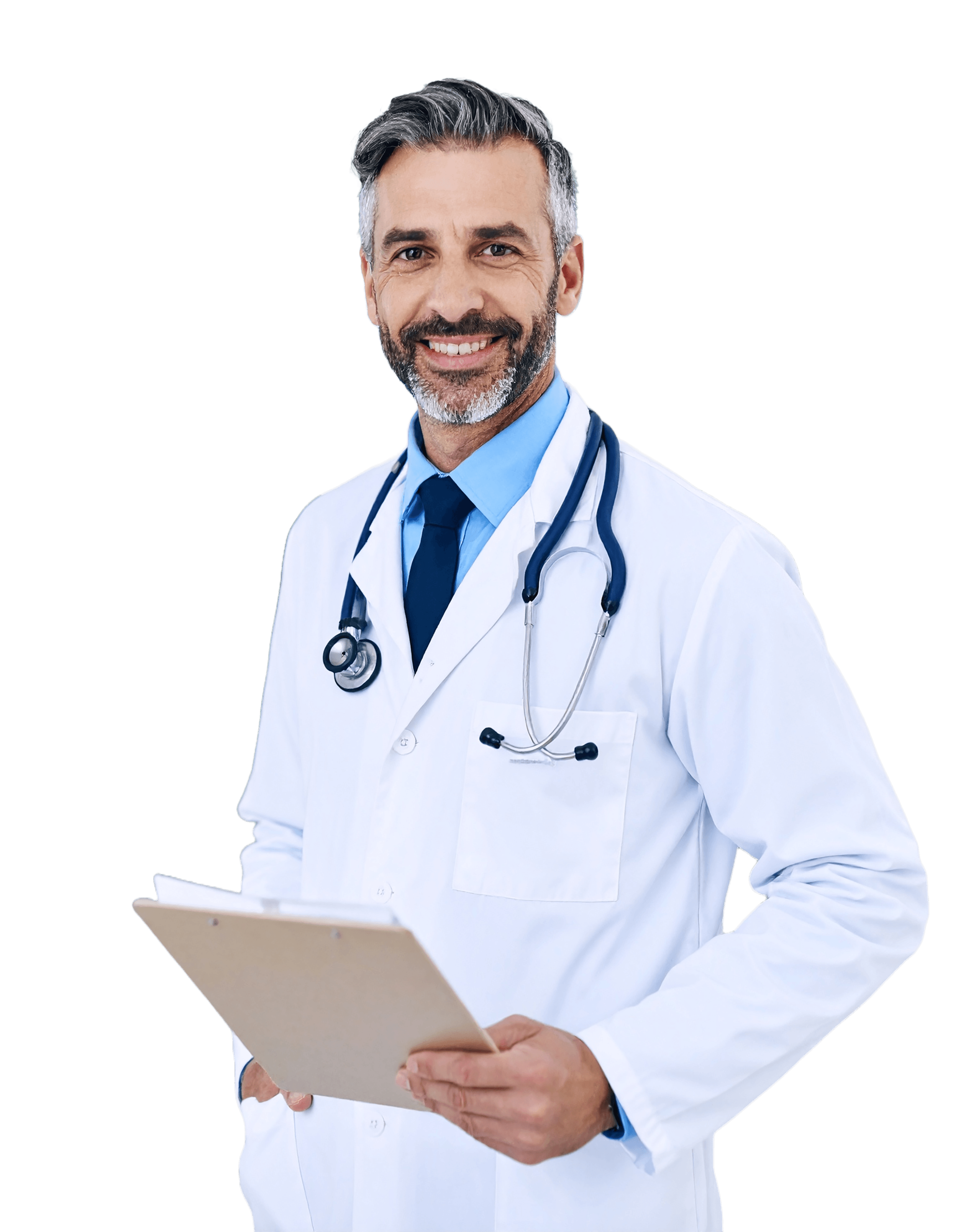 Doctor using NexMD clinic practice management software
